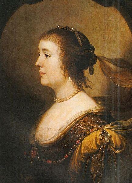 Gerrit van Honthorst Portrait of Amelia van Solms Norge oil painting art